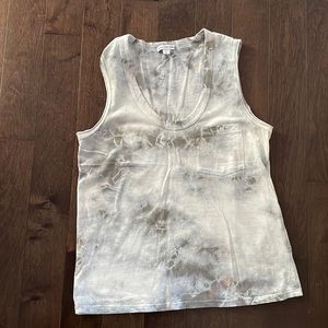 James Perse - tie dye tank w/pocket